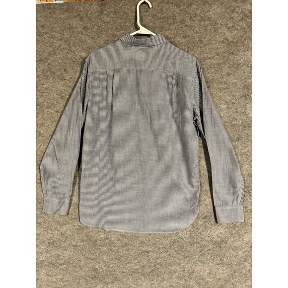 American Eagle Button Down Shirt Men Size Medium Pinstripe Preppy Academia 2010s - Picture 9 of 9